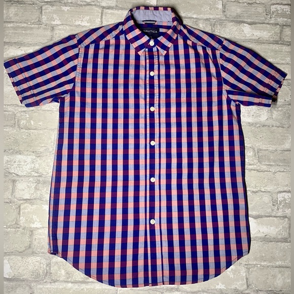 NAUTICA: Boys Short Sleeve Button Up Shirt - Picture 2 of 6
